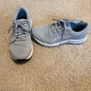 ASICS Light Gray Running Sneakers